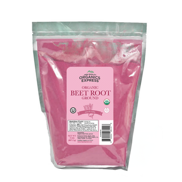 Organic Beet Root Powder Resealable Bag 2 Lbs