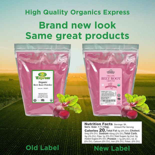 Organic Beet Root Powder Resealable Bag 2 Lbs