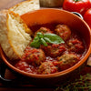 High Quality Organics Express Garlic Powder in meatballs in marinara sauce